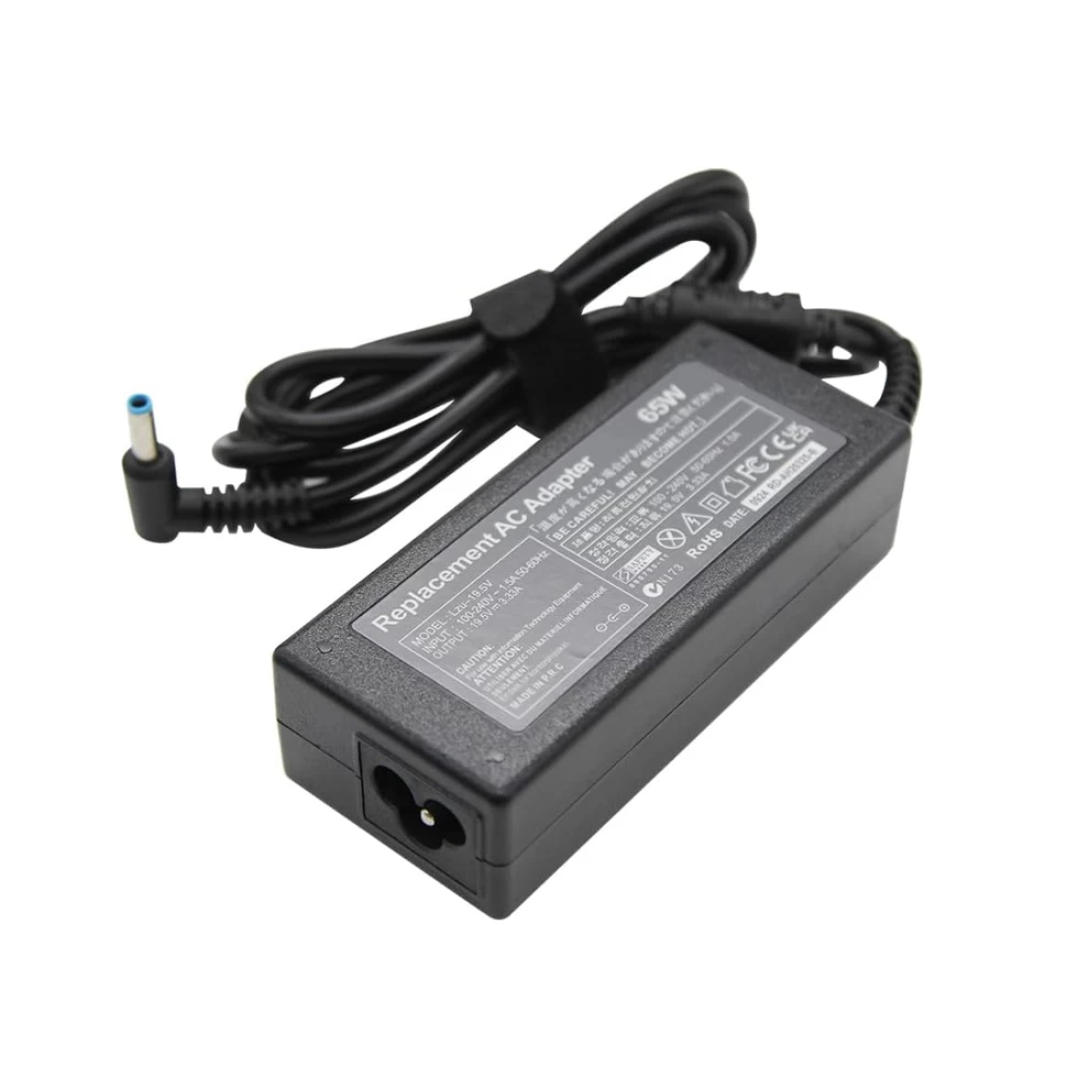 HP-65W-19.5V-3.33A-Laptop-Charger-with-Power-Cable